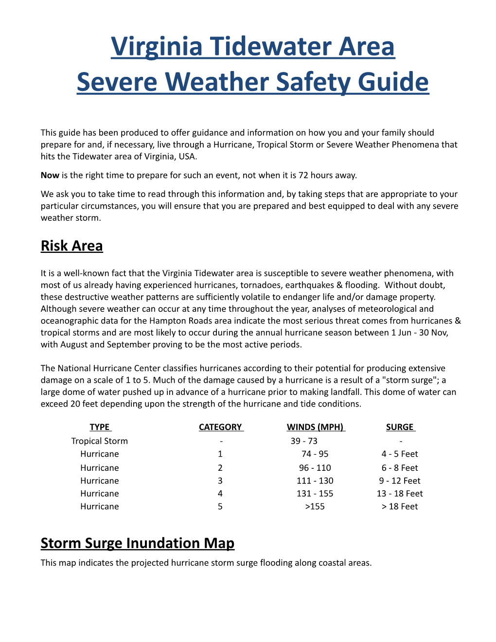 Severe Weather Safety Guide