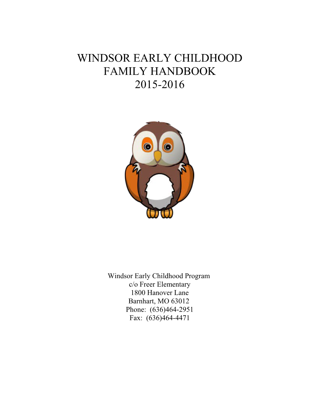 Windsor Early Childhood