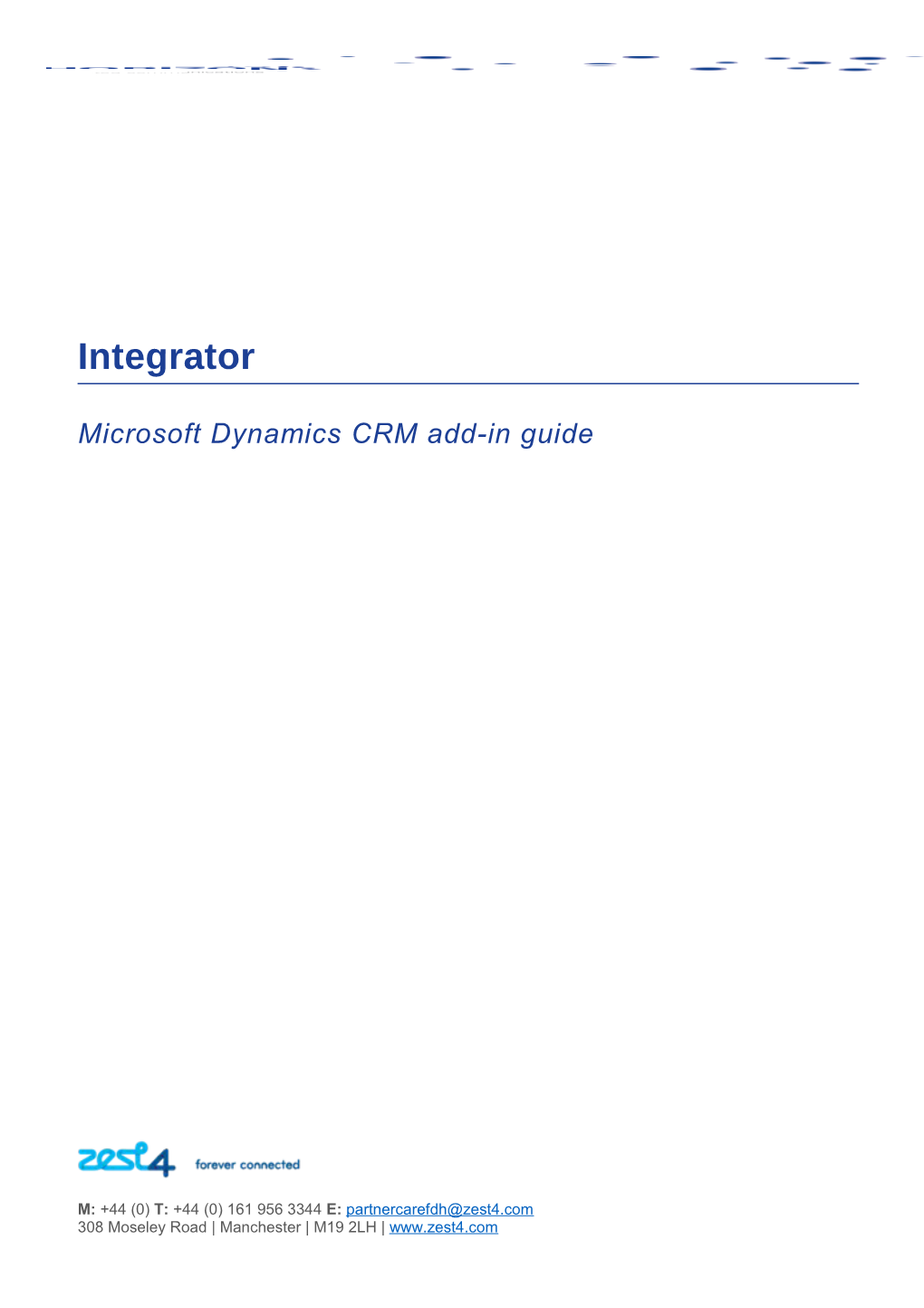 Microsoft Dynamics CRM Add-In Guide