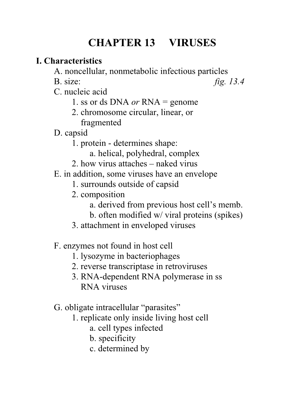 Chapter 13 Viruses