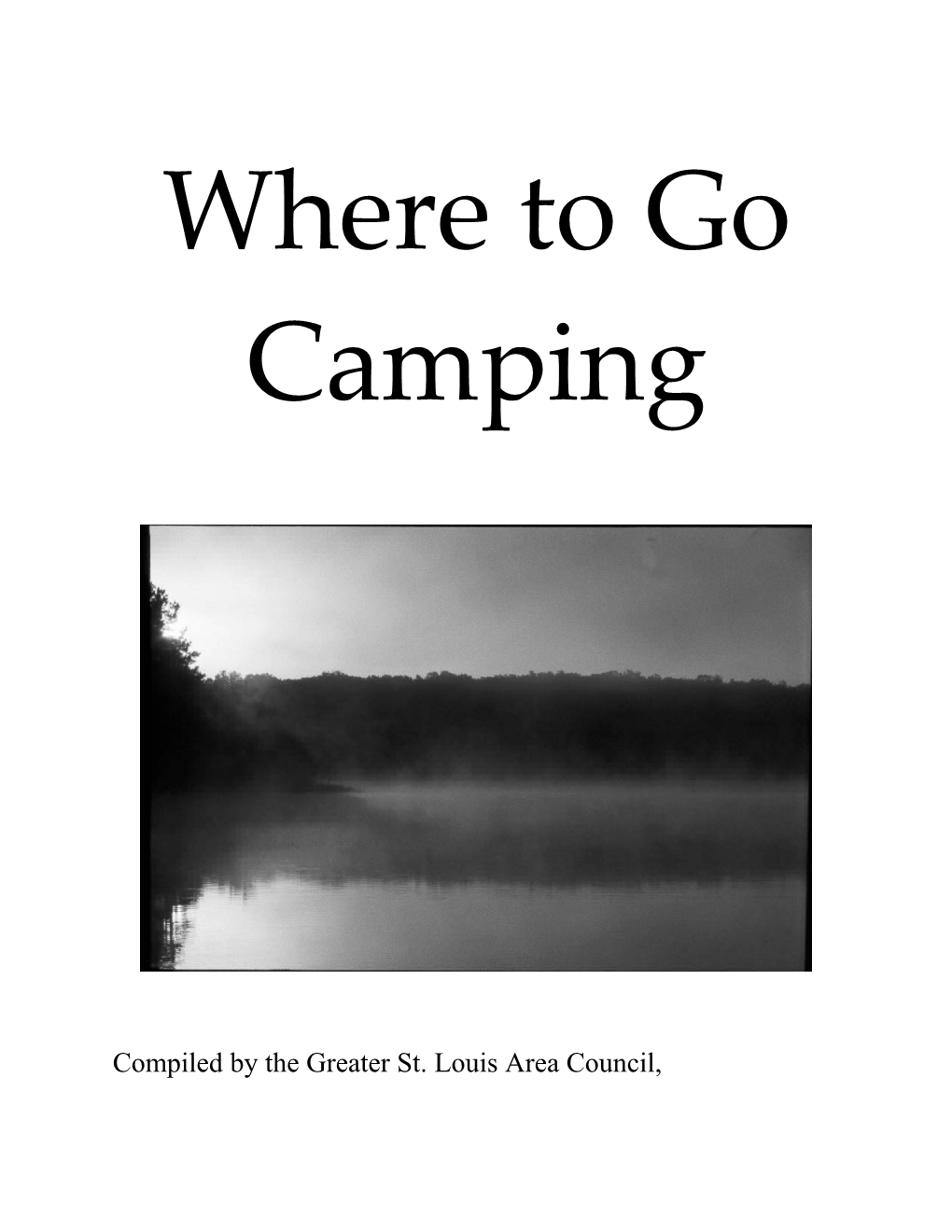 Where to Go Camping