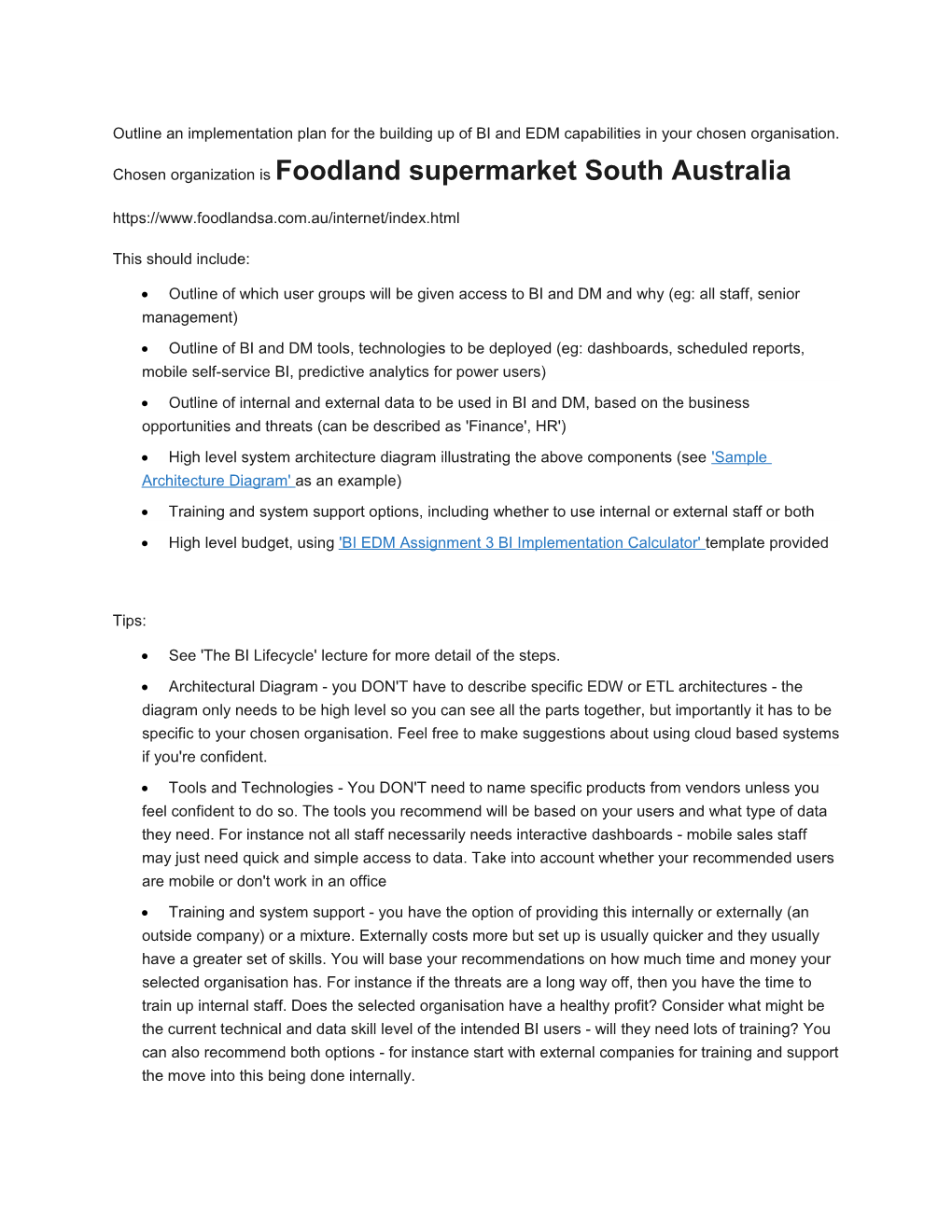 Chosen Organization Is Foodland Supermarket South Australia