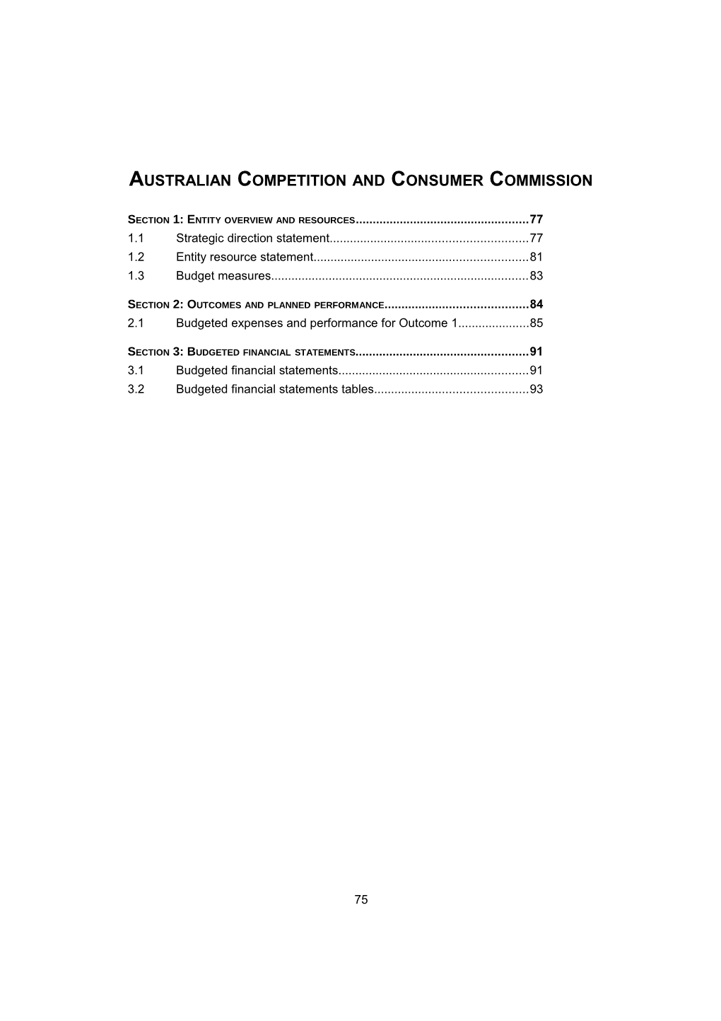 Australian 2017-18 Budget Portfolio Statements - Australian Competition and Consumer Commssion