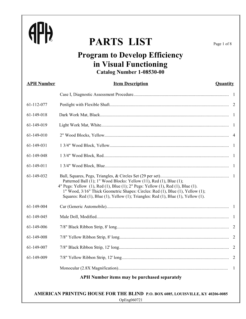 Case II, Design for Instruction 1