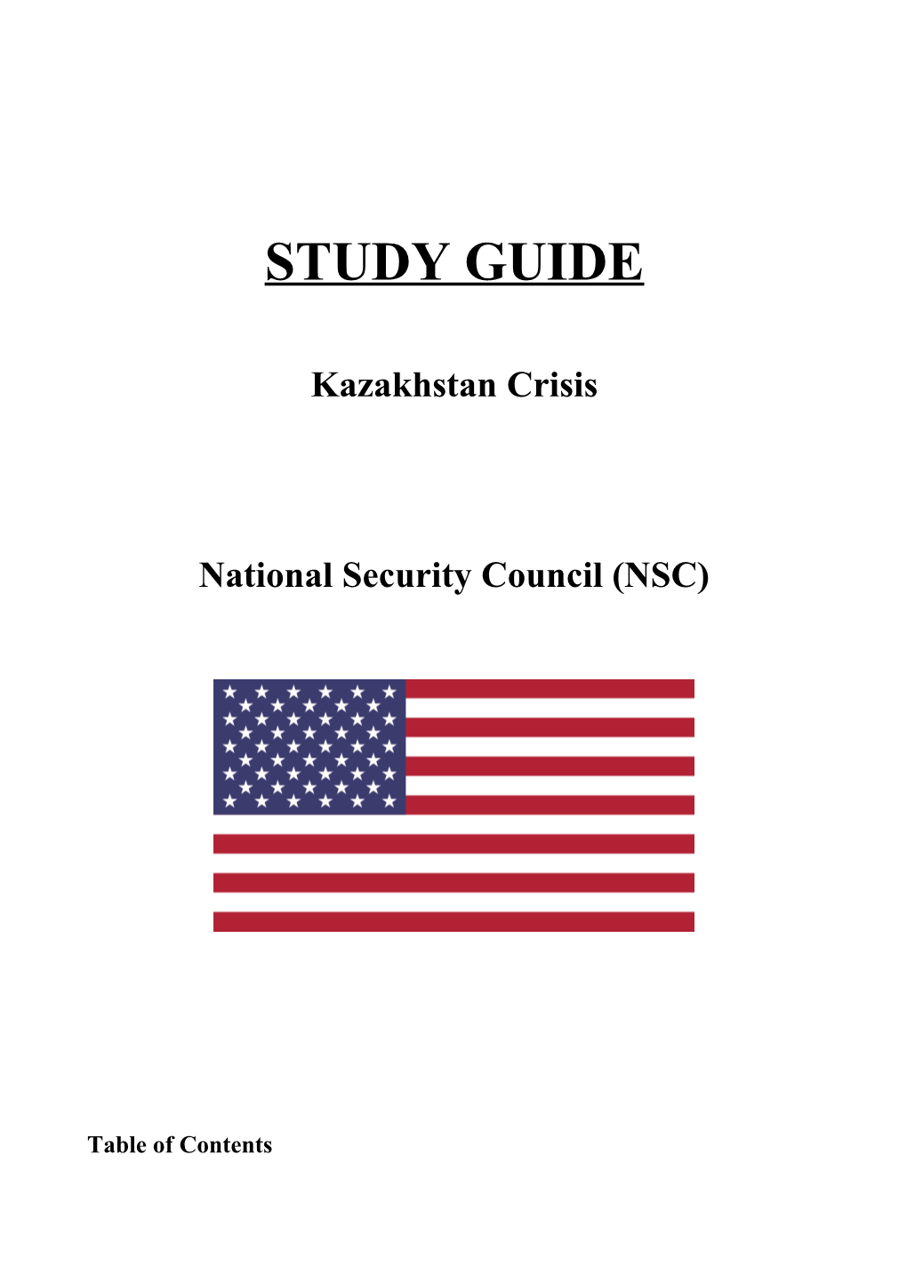 National Security Council (NSC)