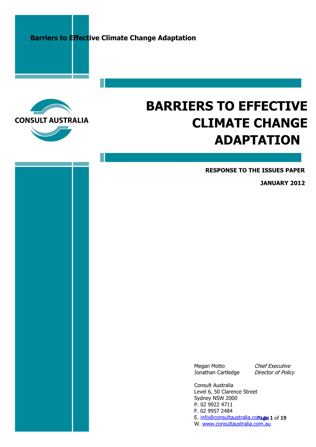 Submission 71 - Consult Australia - Barriers to Effective Climate Change Adaption - Public
