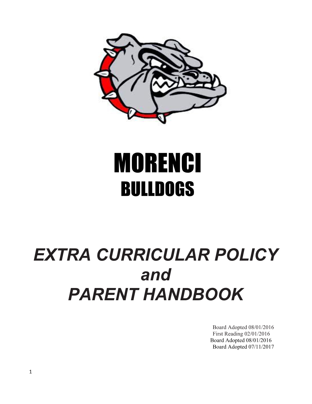 Extra Curricular Policy