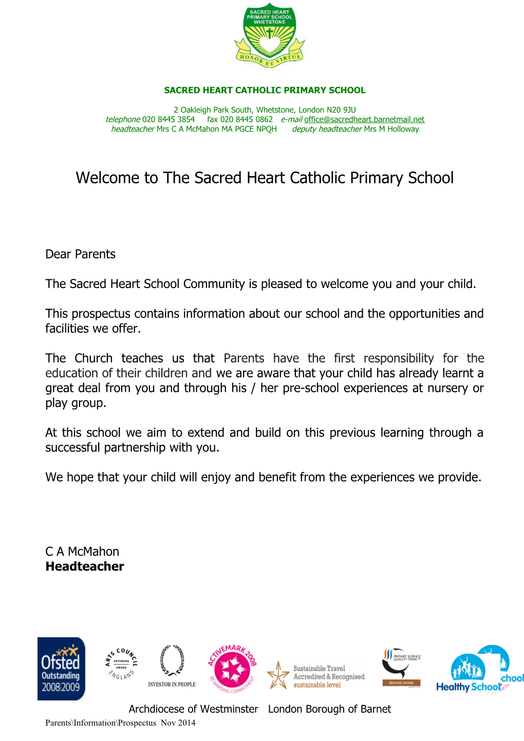 Sacred Heart RC Primary School