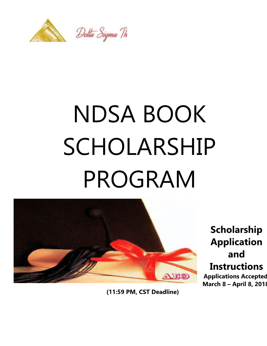 Scholarship Application and Instructions
