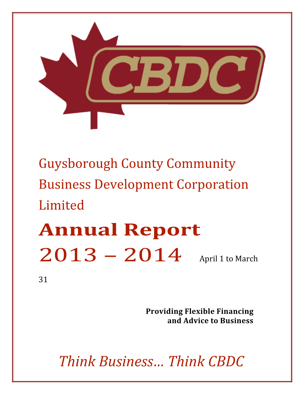 Guysborough County Community Business Development Corporation Limited