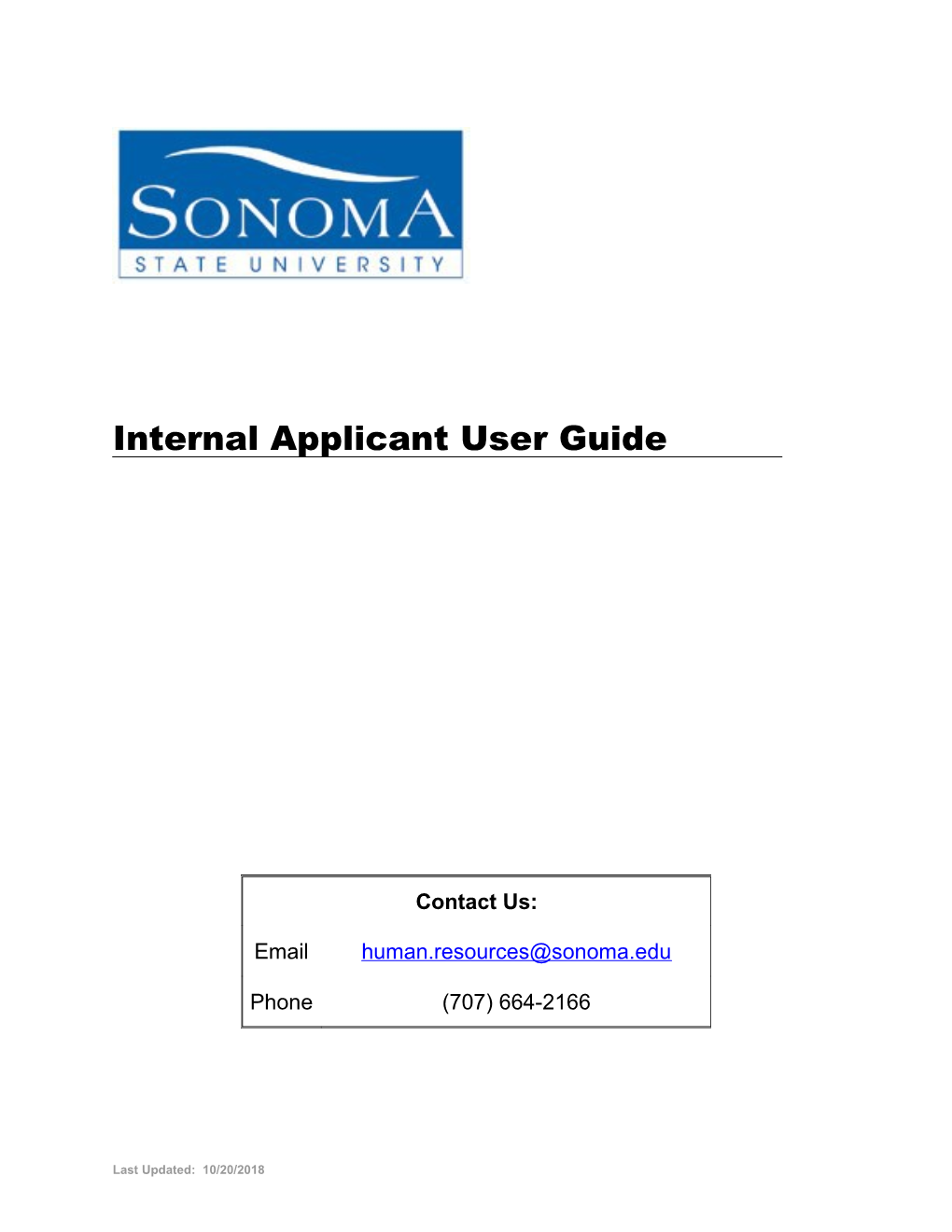 Recruiting Solutionsinternal Applicant User Guide