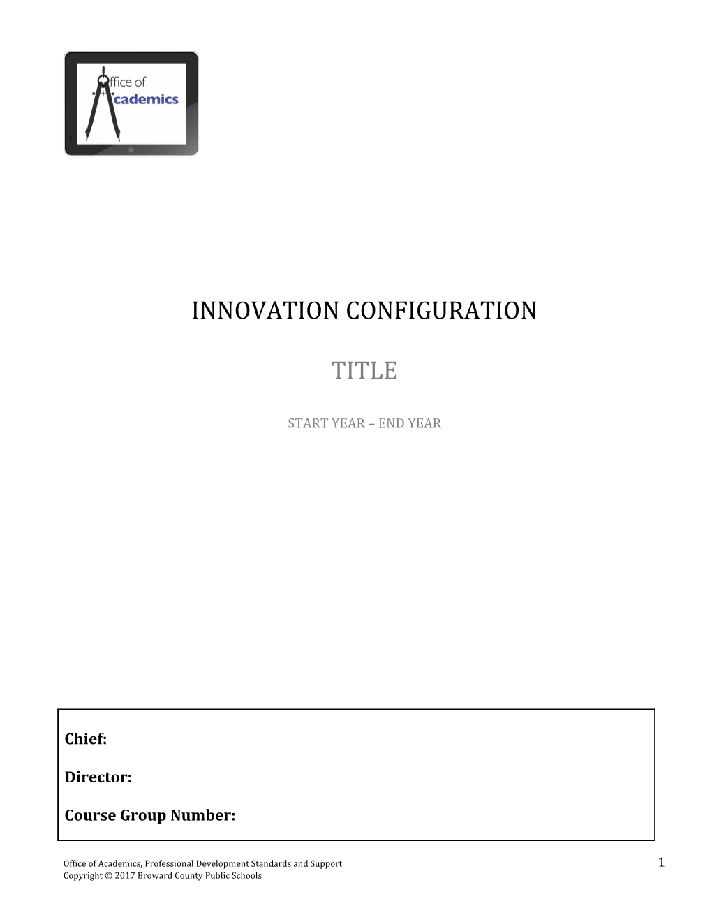 Innovation Configuration