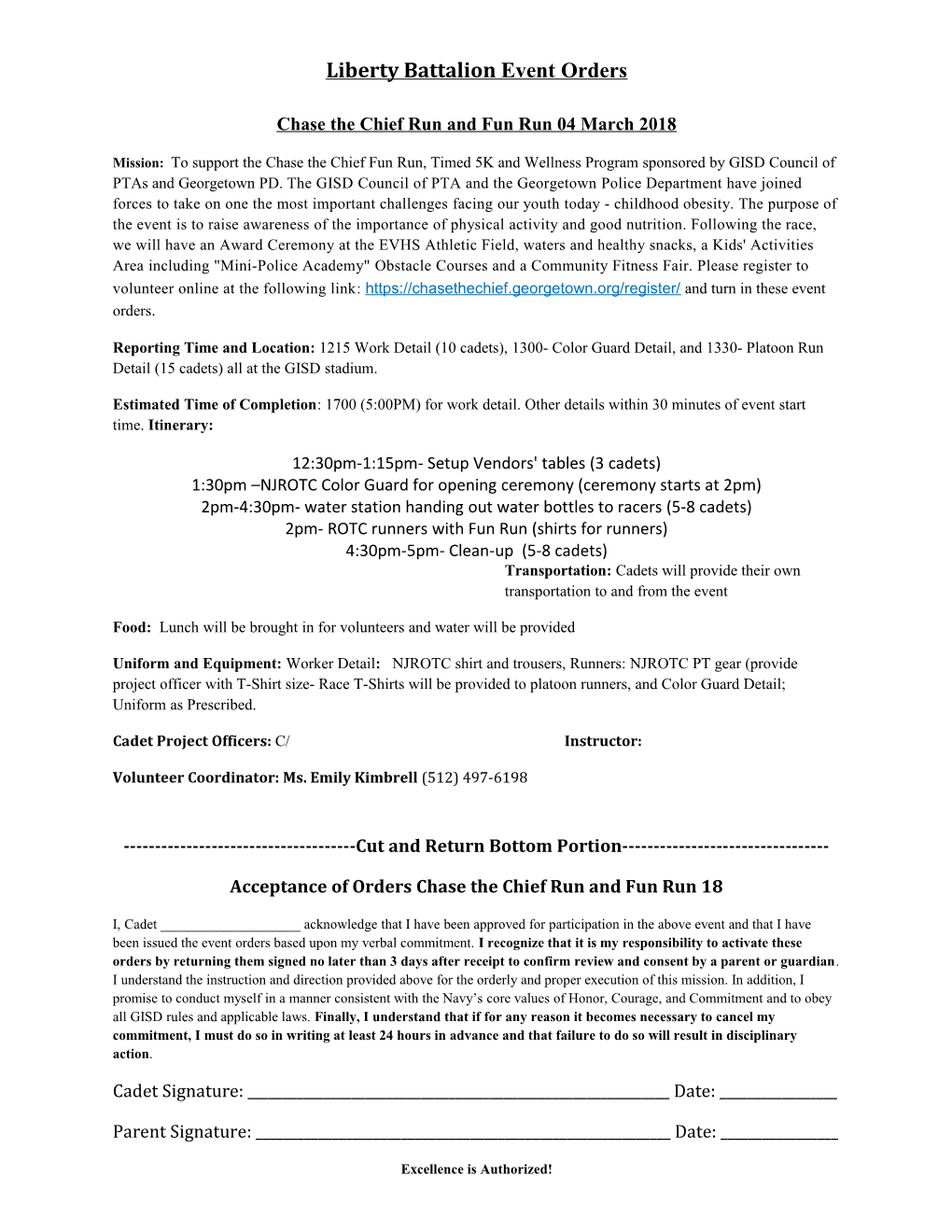 Liberty Battalion Event Orders