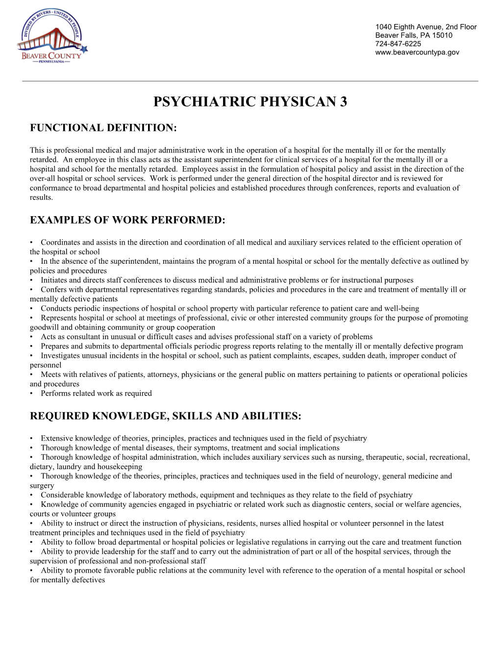 Psychiatric Physican 3