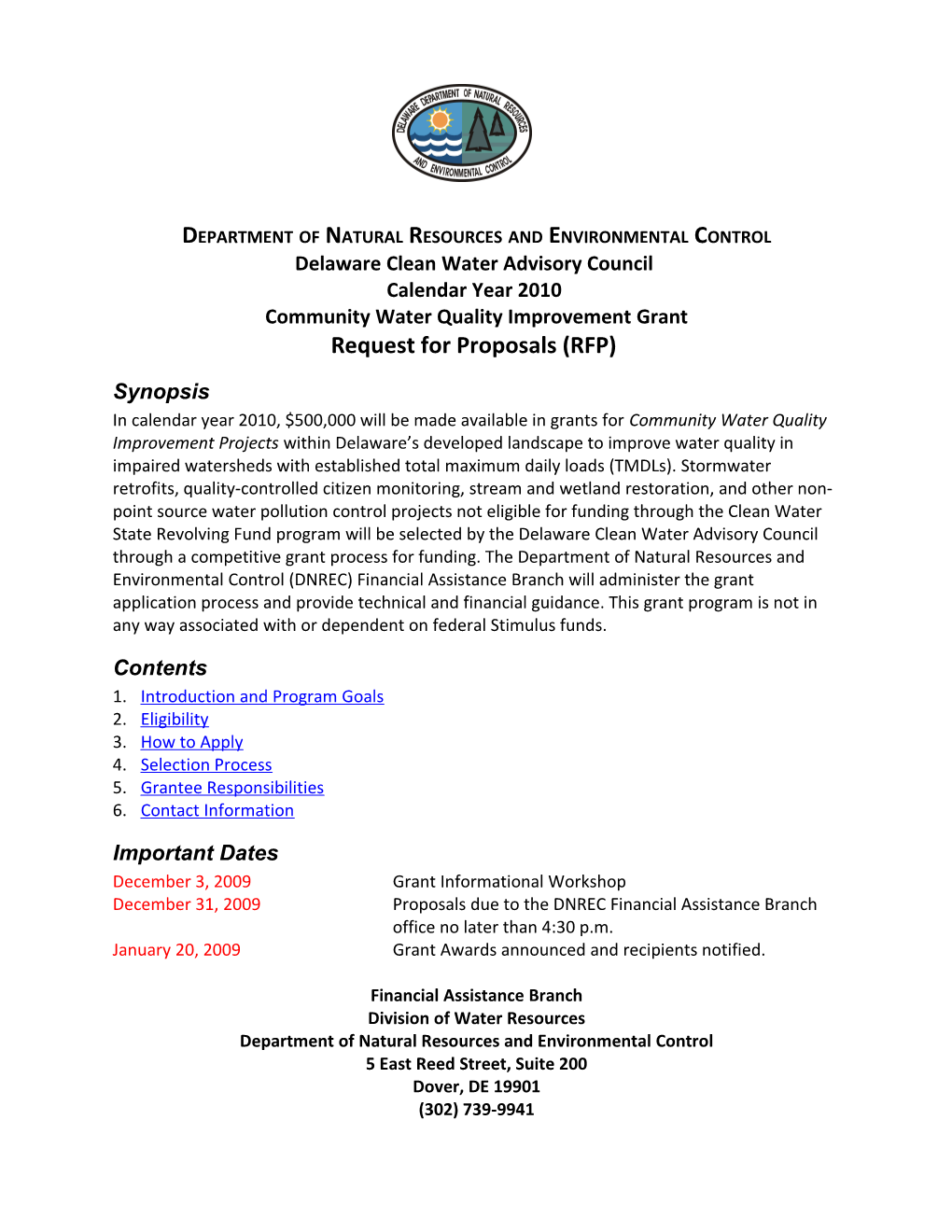 Delaware Clean Water Advisory Council