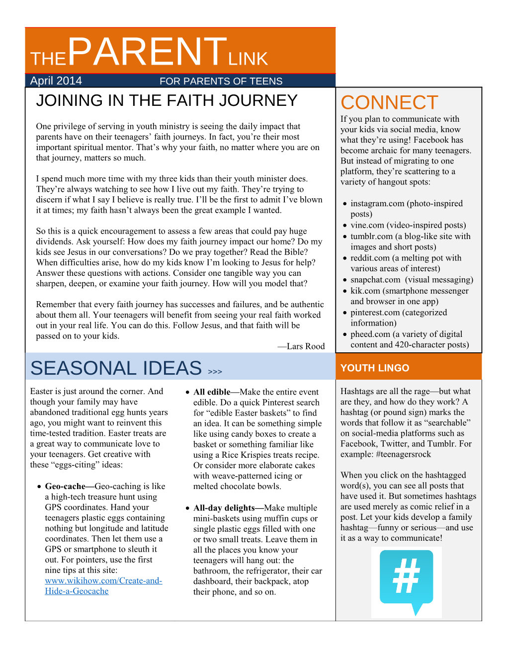 Joining in the Faith Journey
