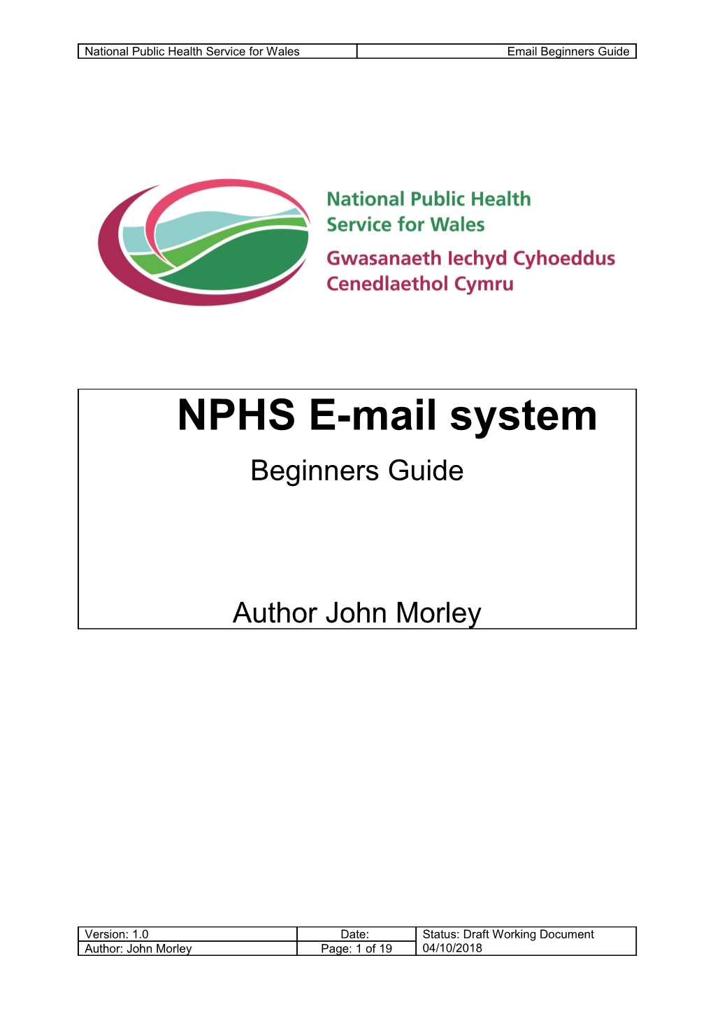 NPHS E-Mail System