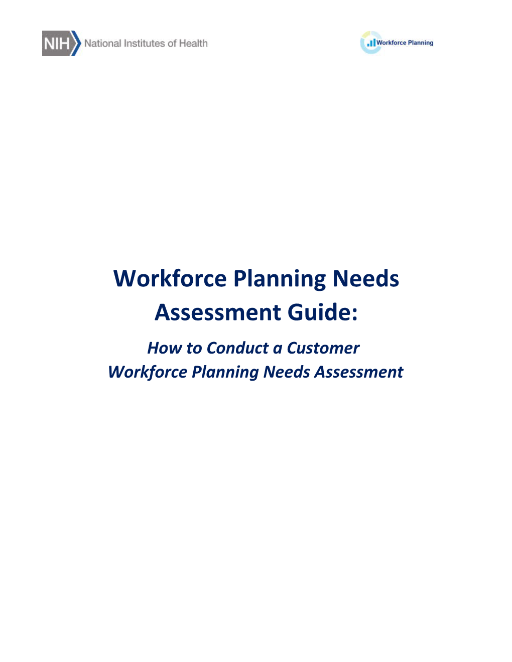 Workforce Planning Needs Assessmentguide