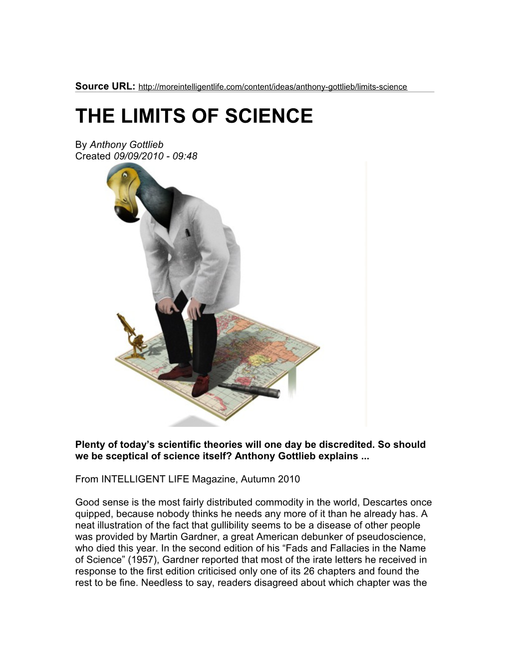 The Limits of Science