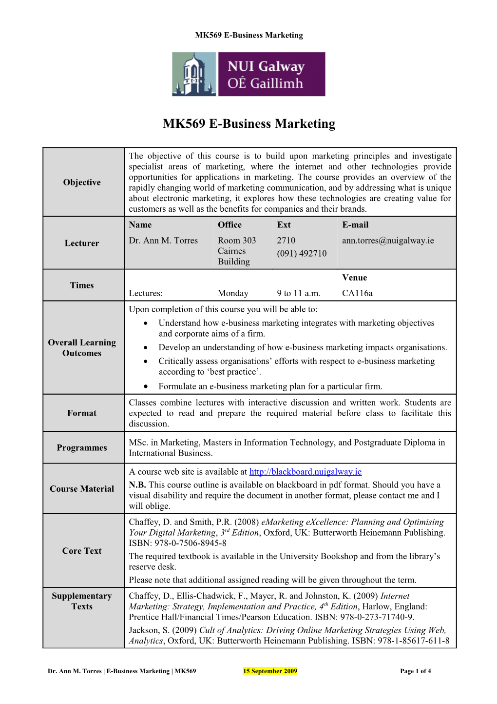MK569 E-Business Marketing