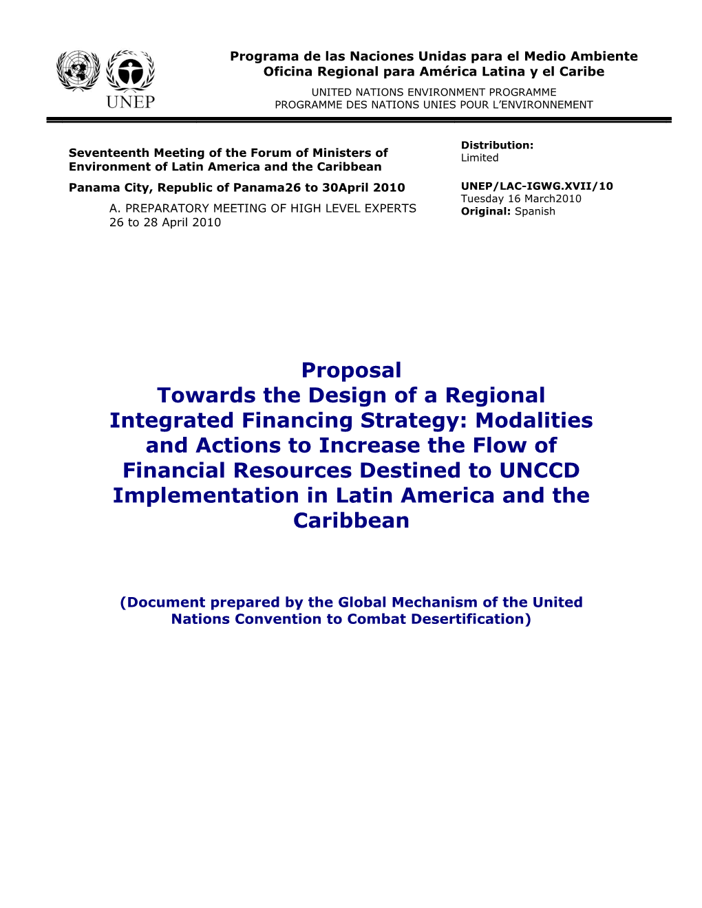 Hacia El Diseño De Una Estrategia Regional