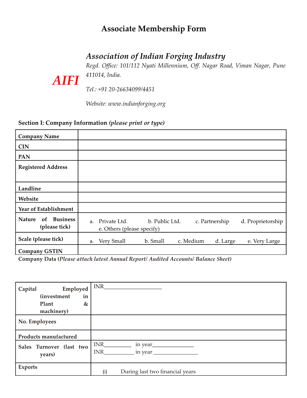Association of Indian Forging Industry