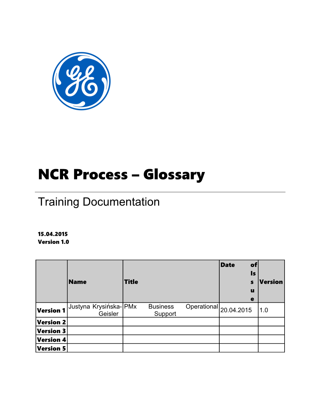 Supplier NCR Process Flow Tracking 8D Progress