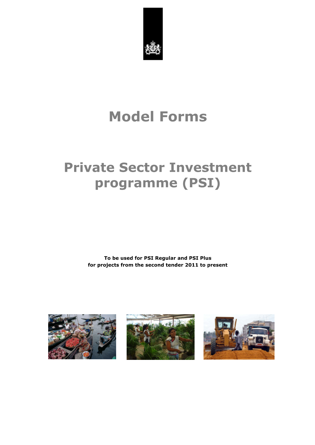 Private Sector Investment Programme (PSI)