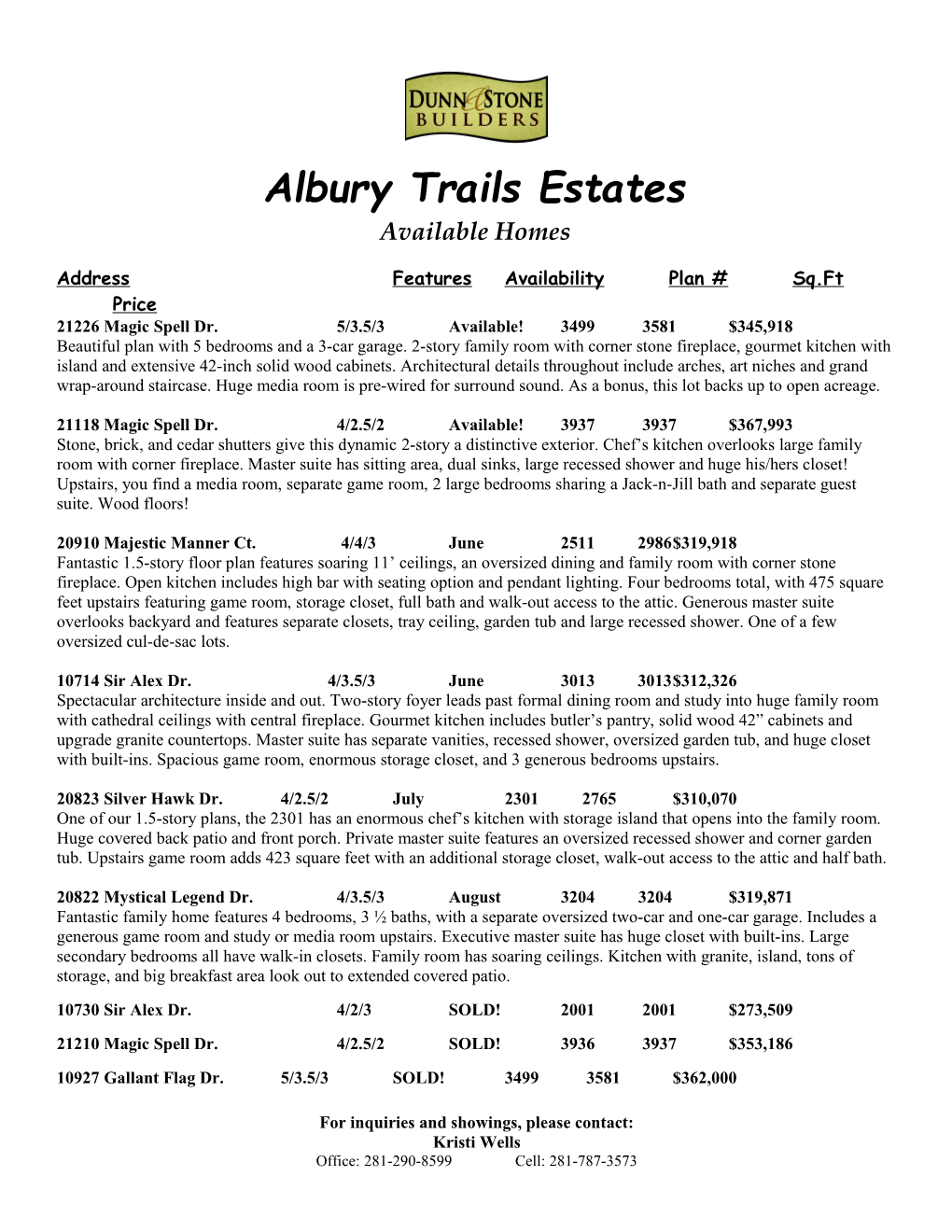 Albury Trails Estates