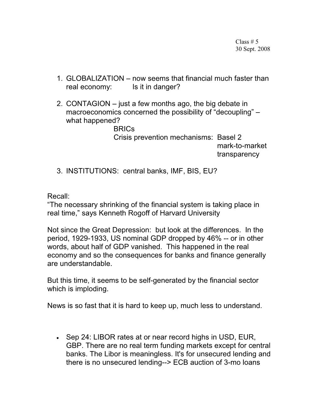 Crisis Prevention Mechanisms: Basel 2