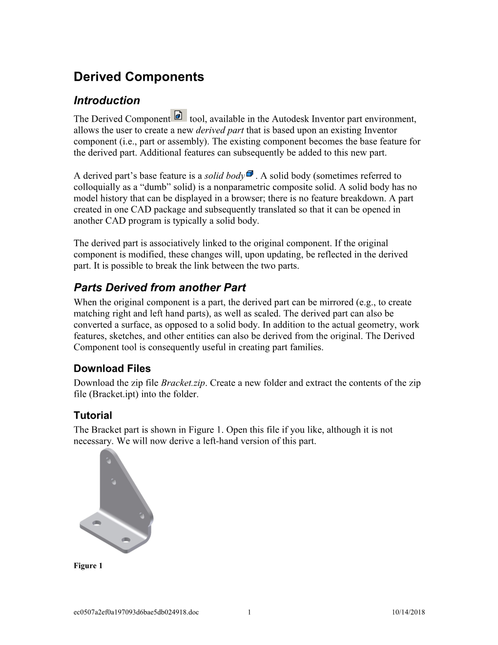 Derived Components