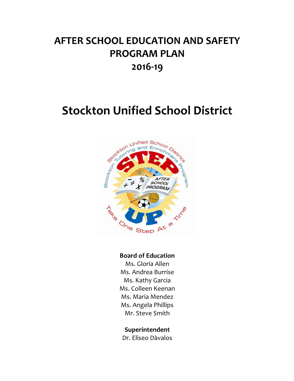 Program Plan Guide for Grantees - After School Education & Safety Program (CDE Interent)