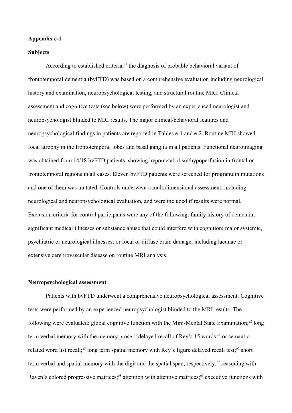 Neuropsychological Assessment