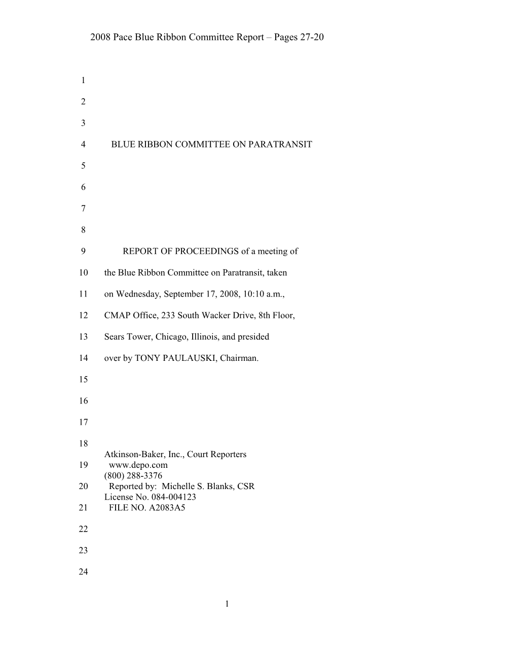 2008 Pace Blue Ribbon Committee Report Pages 27-20