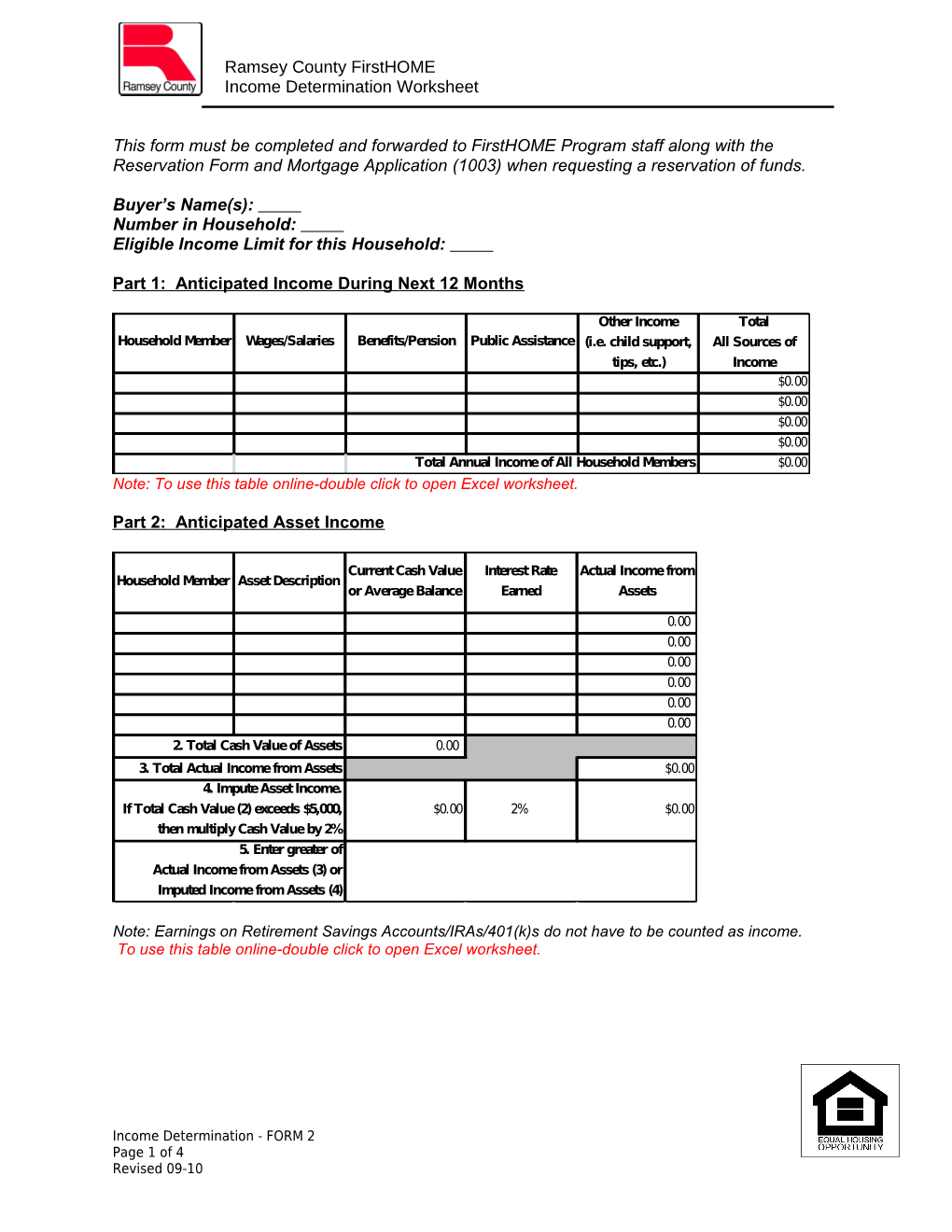 Eligible Income Limit for This Household