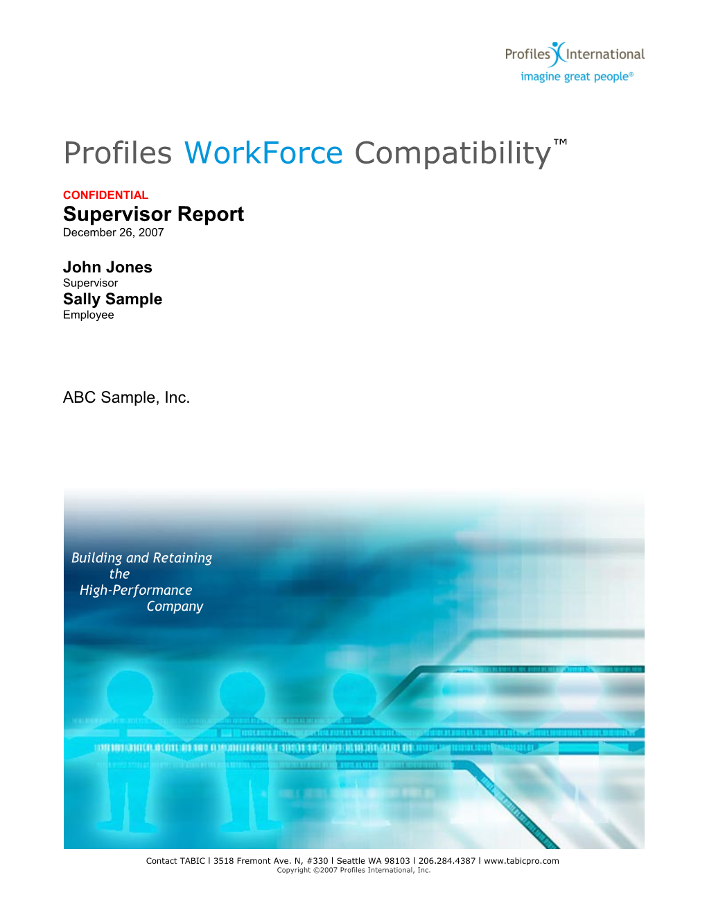 Profiles Workforce Compatibility