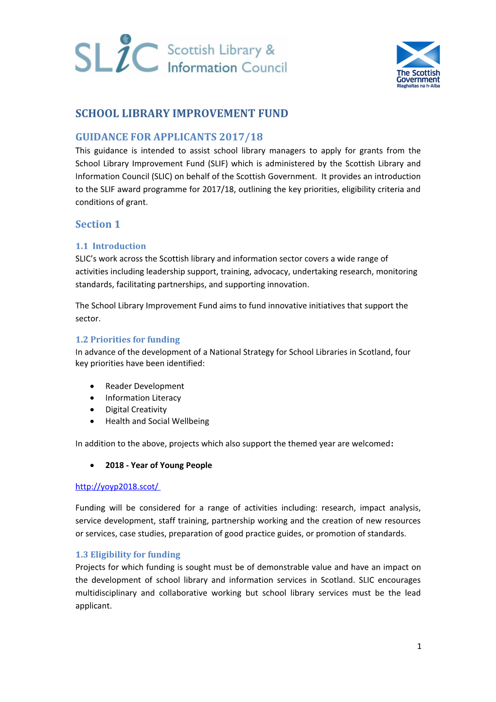 Innovation and Development Fund Information Pack