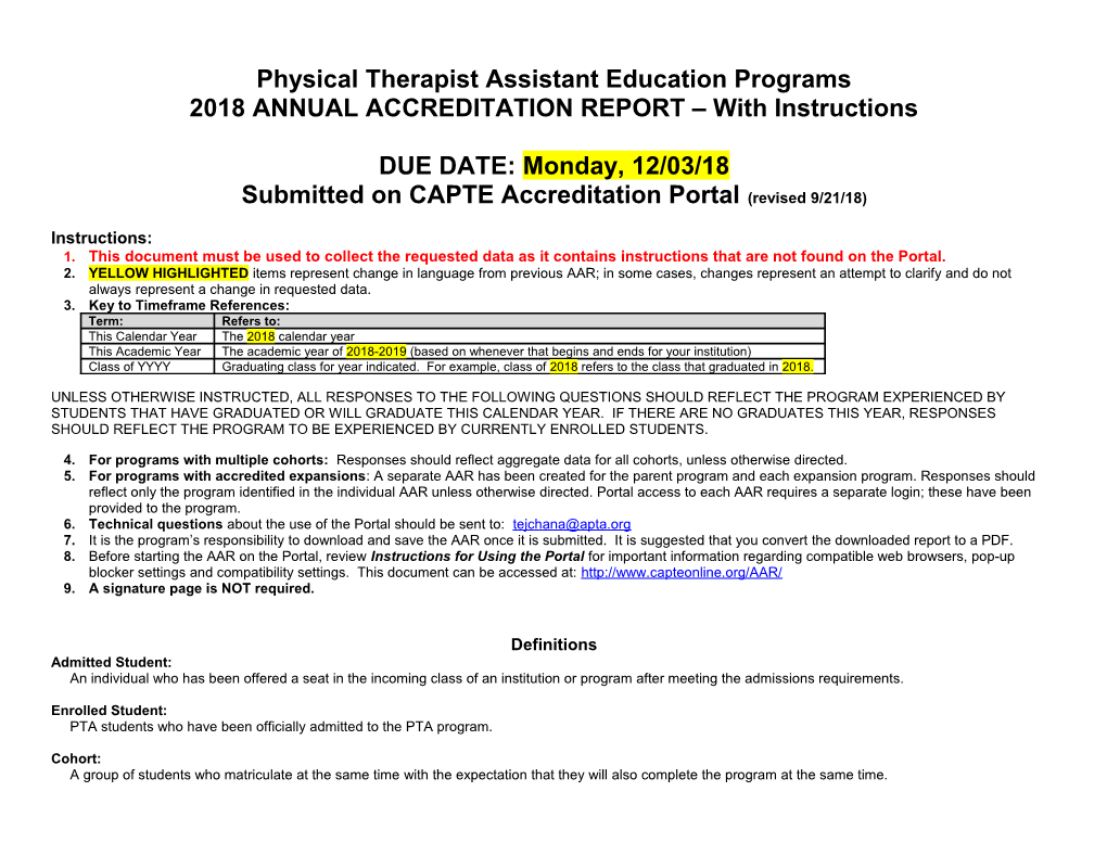 Physical Therapist Assistant Education Programs