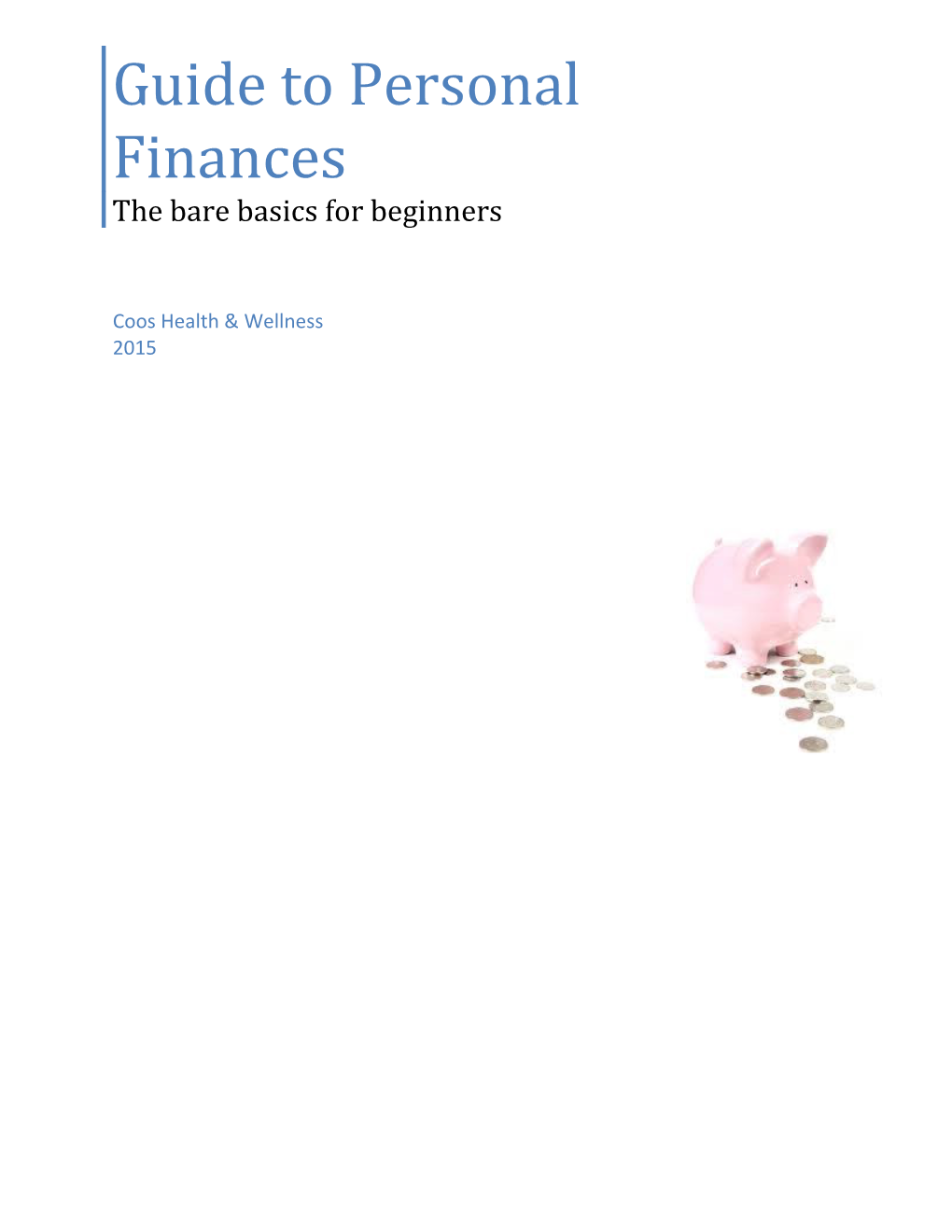 Guide to Personal Finances