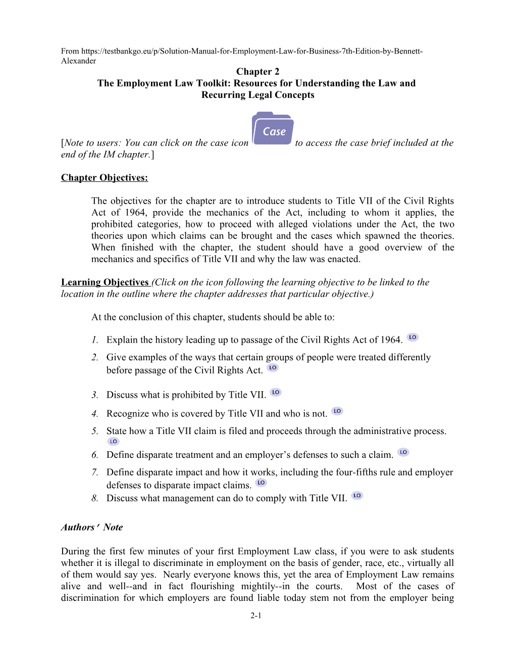 The Employment Law Toolkit: Resources for Understanding the Law And