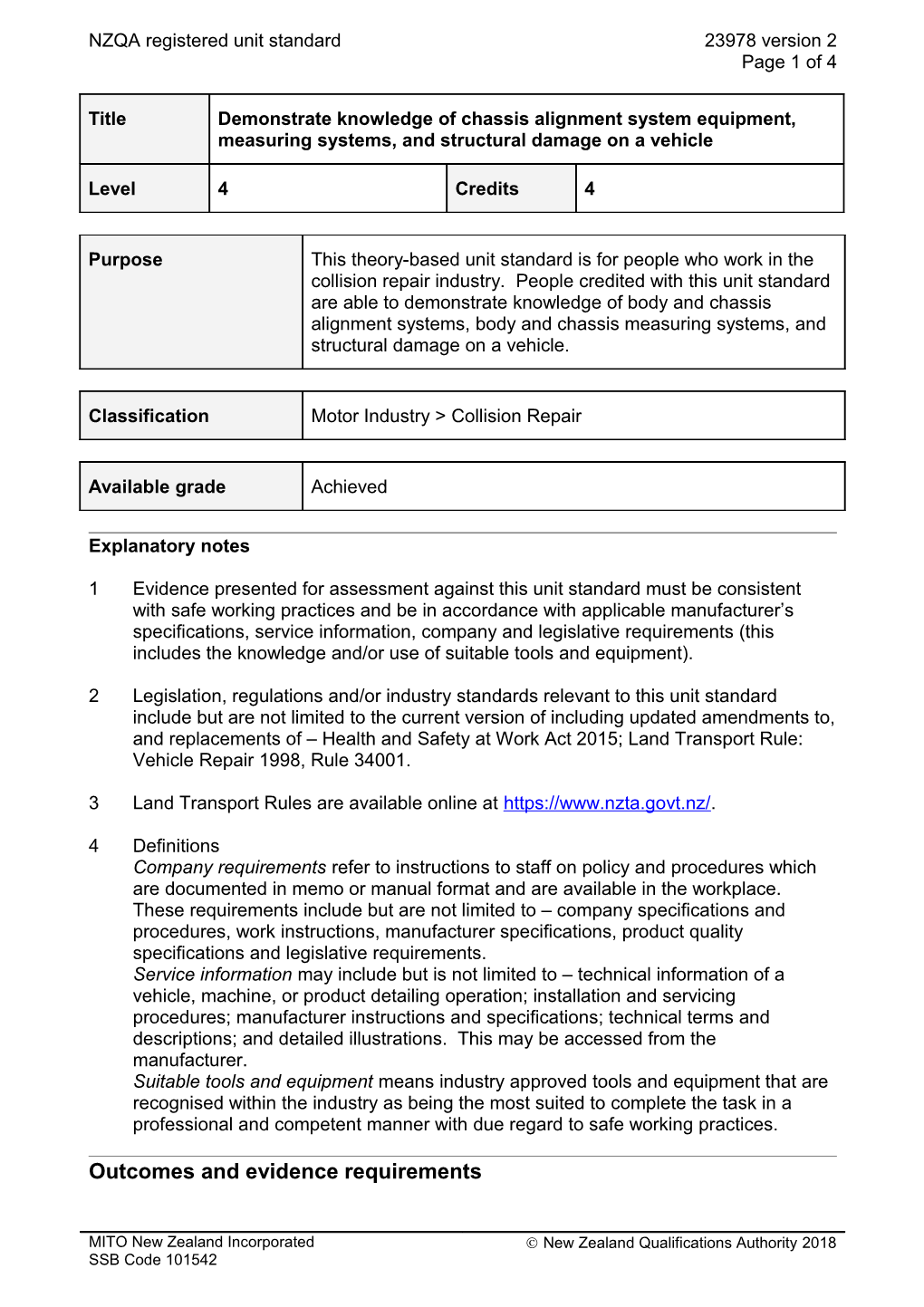 23978 Demonstrate Knowledge of Chassis Alignment System Equipment, Measuring Systems, And