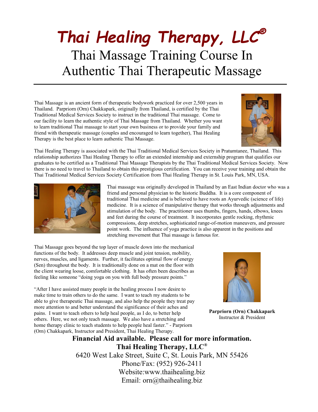 Thai Healing Therapy