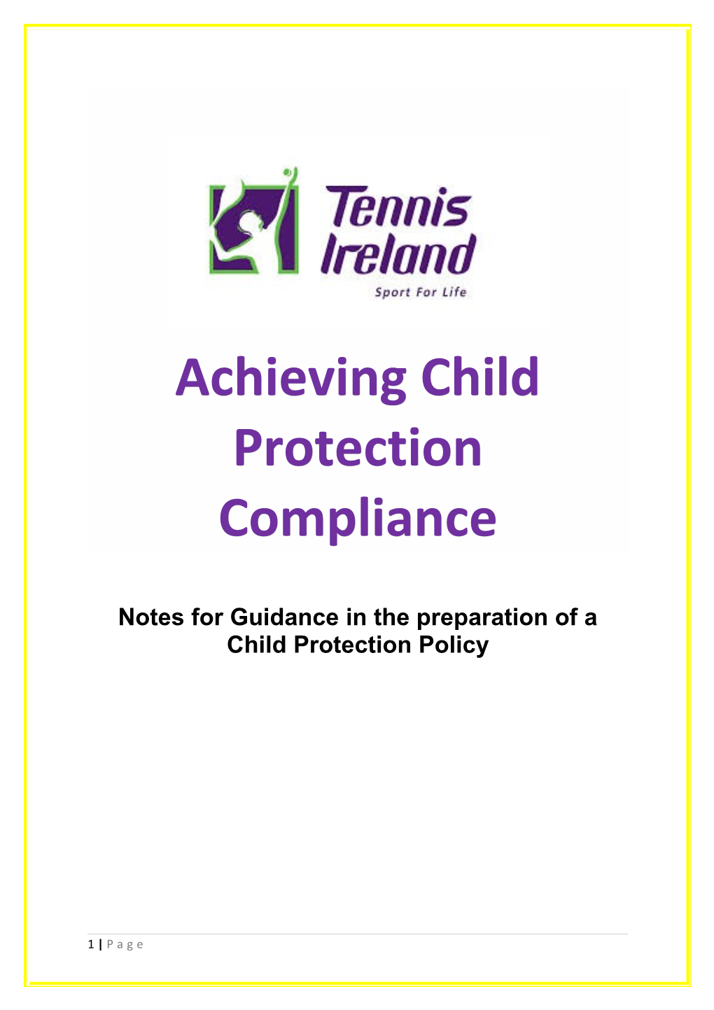 Achieving Child Protection Compliance