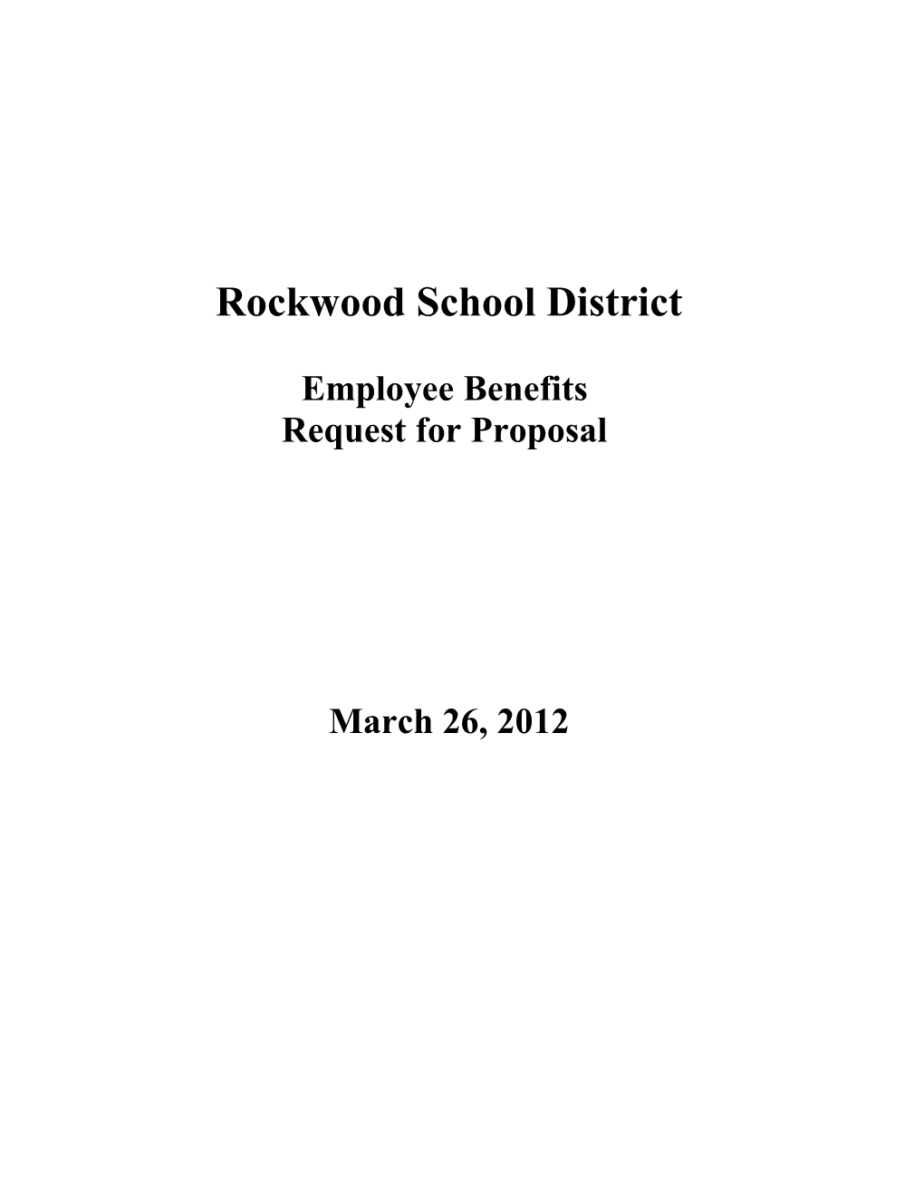 Rockwoodschool District