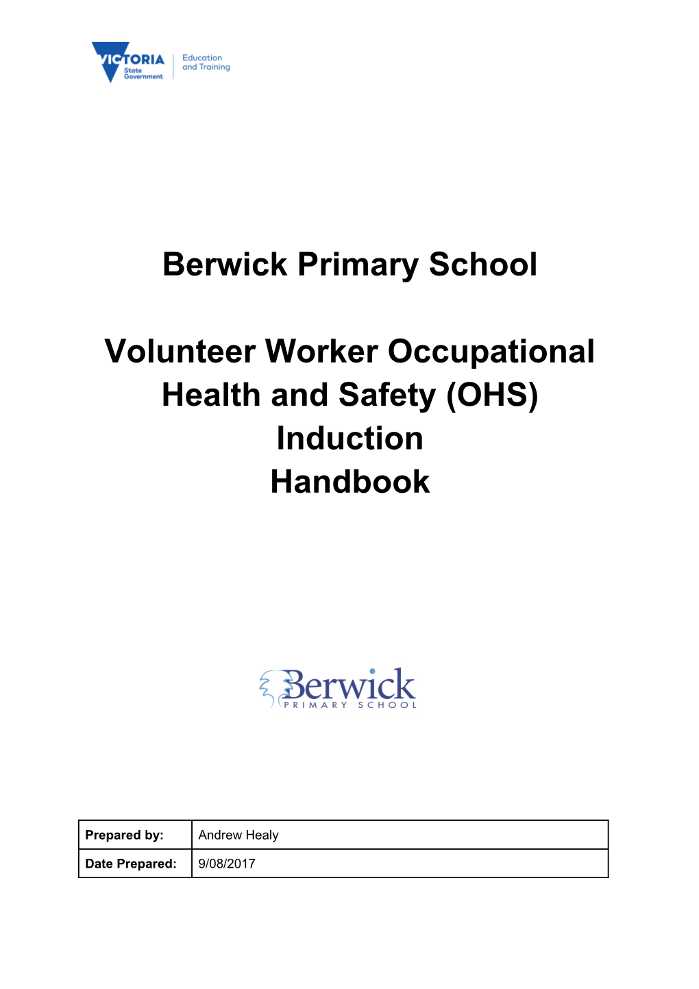 Volunteer OHS Induction Handbook