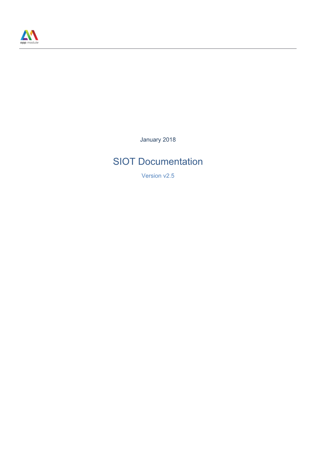SIOT Documentation