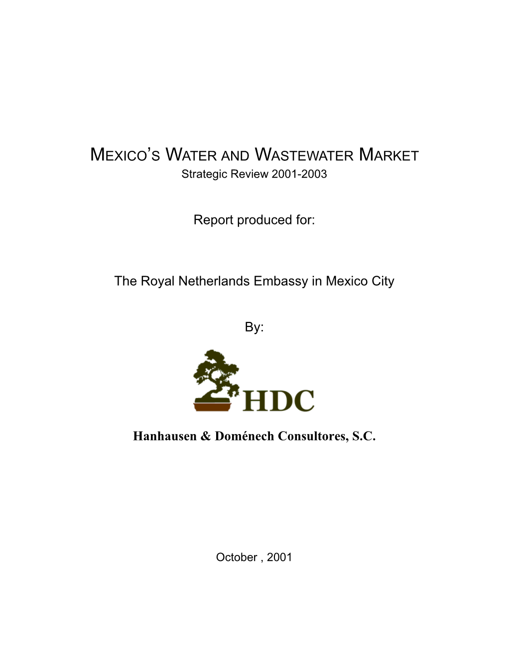 Mexico S Water and Wastewater Market