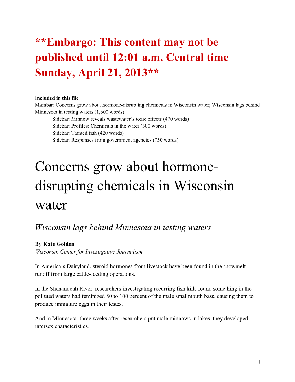 Endocrine Disruptors Day 1 Full Version