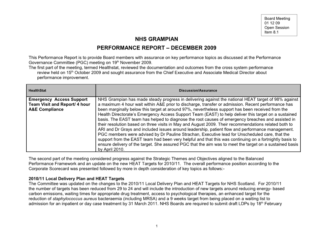 Item 8.1 for 1 Dec 09 PGC Report to Bd