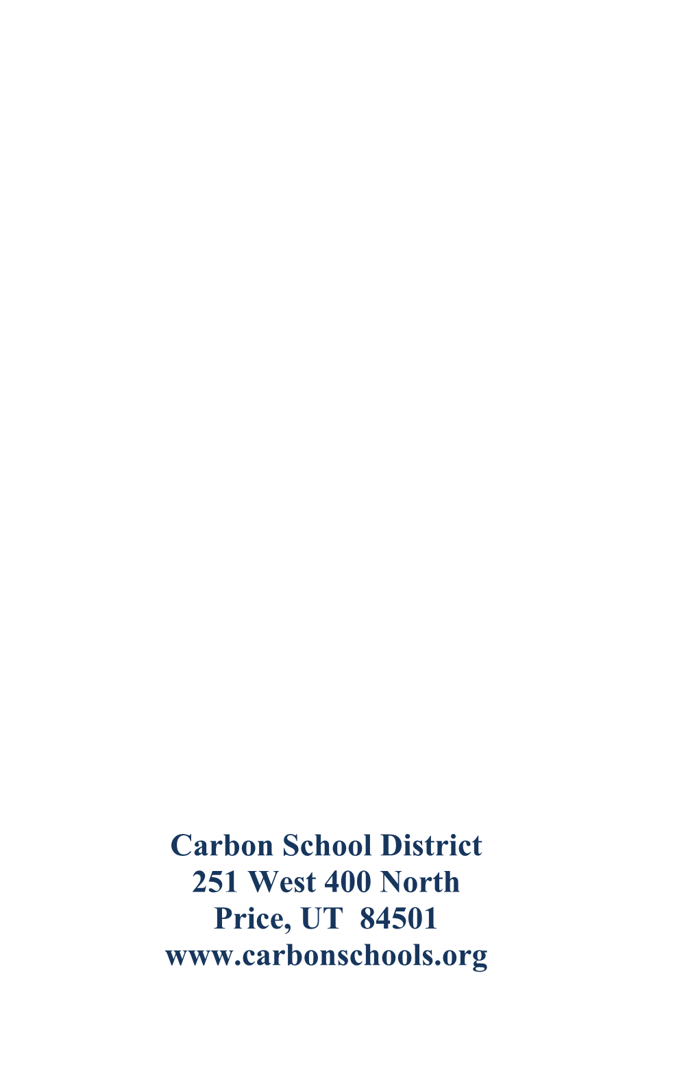 Carbon School District